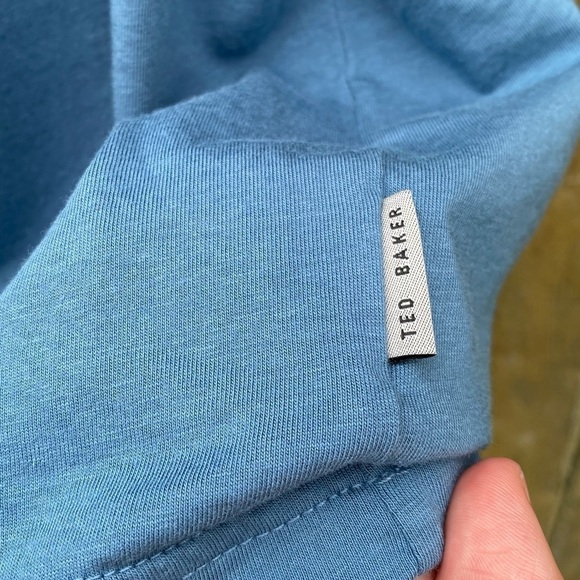 Ted Baker Teal Golf Polo Sz 4 or L - Picture 9 of 12